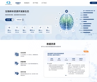 臨床生物樣本大數(shù)據(jù)中心網(wǎng)站設計